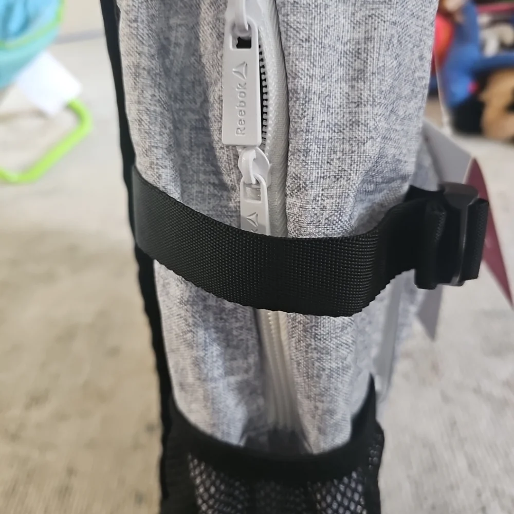 Reebok Kaiser Laptop Backpack Light Heather‎ Gray 18”